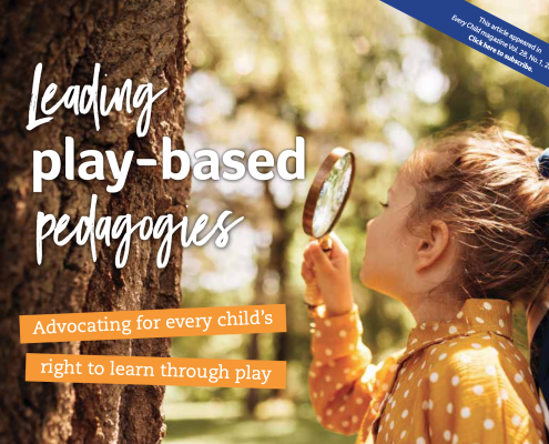 Leading play-based pedagogies